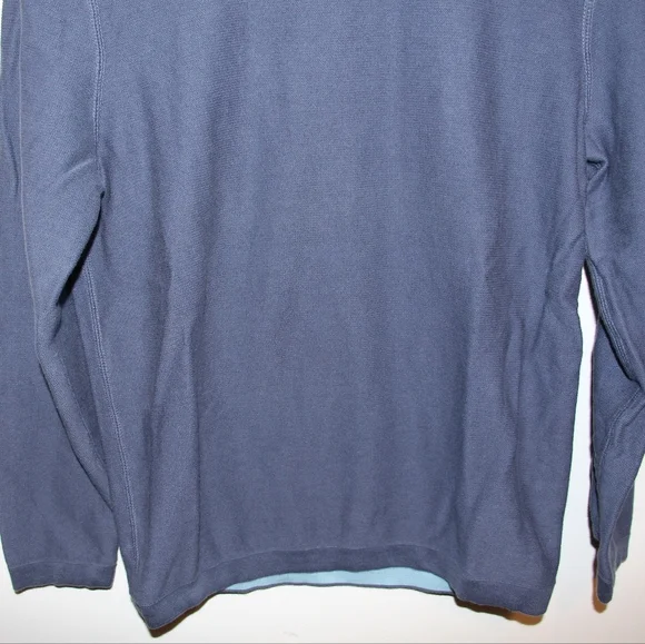 Men's Blue Eddie Bauer Sweater - Picture 4 of 6